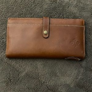 Patricia Nash Leather Wallet Tan/Cognac/Honey Color
